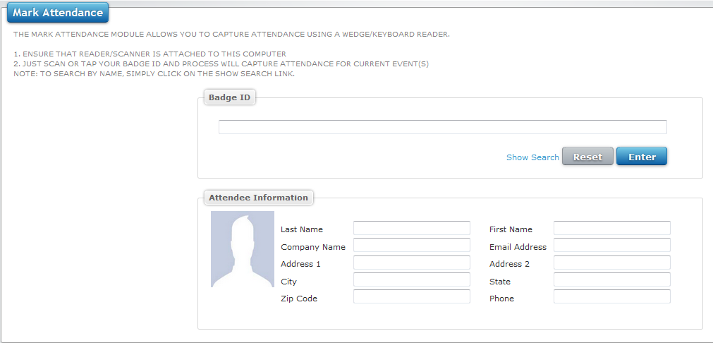 Capture attendance using i-Attend