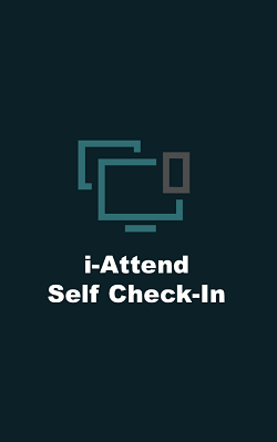 i-Attend Self Check-In Splash page