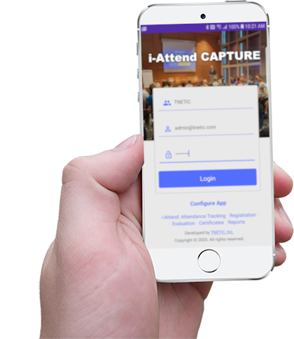 i-Attend Capture for tracking attendance